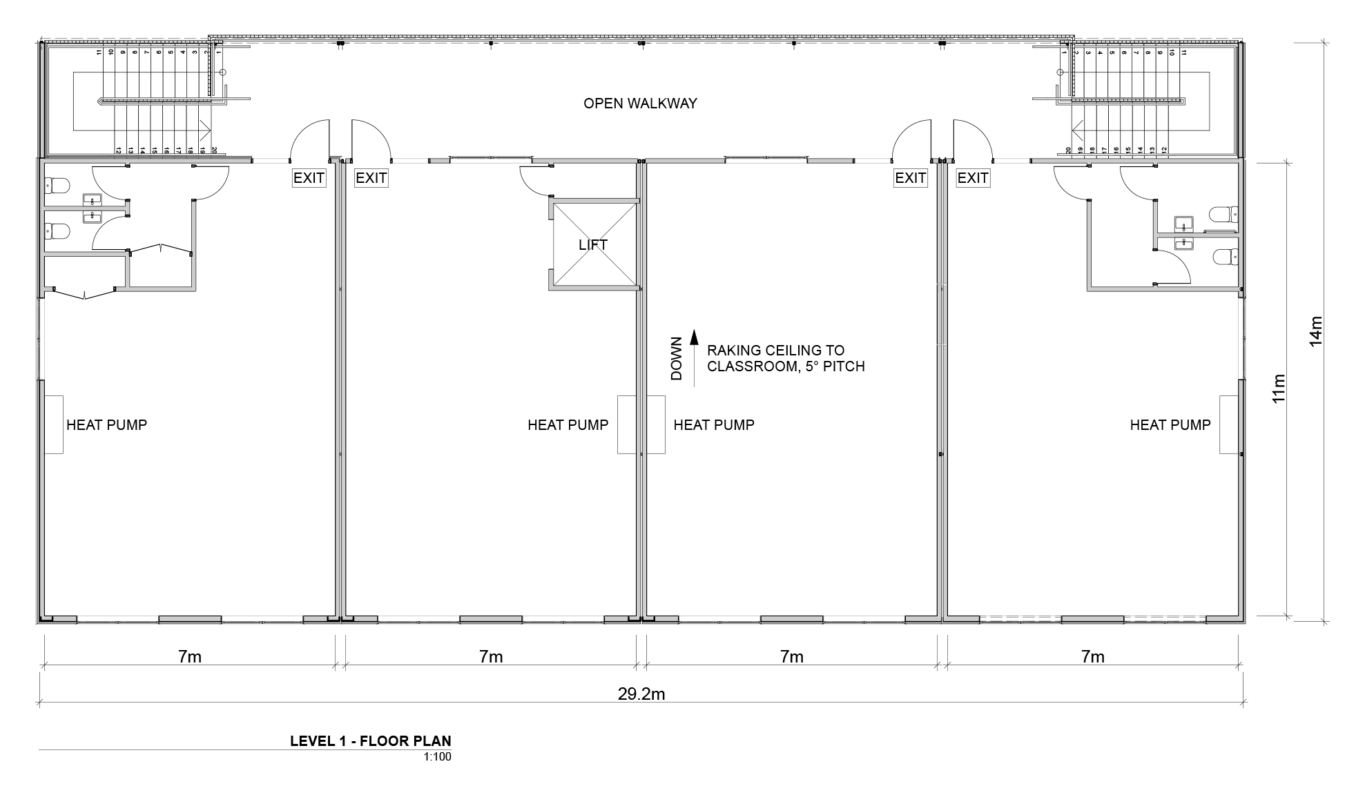 Level 1 classroom plan