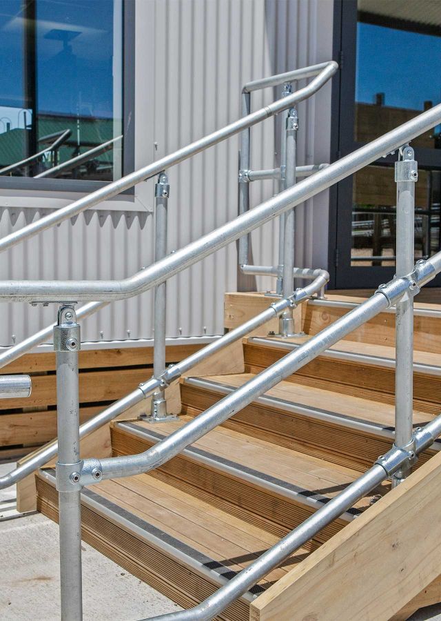 Steps leading up to classroom
