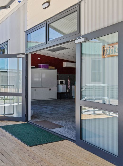 Classroom entry doors